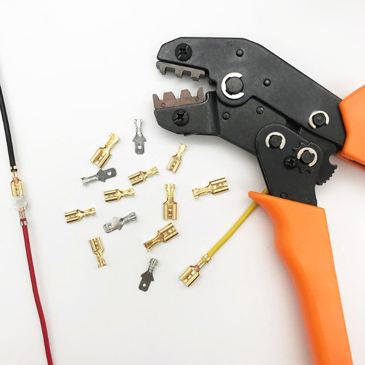QWT Automotive Electrical Copper Brass Metal U Shark Tooth Splice Shape Cable Connector Terminal,Terminales Electrico De Cobre