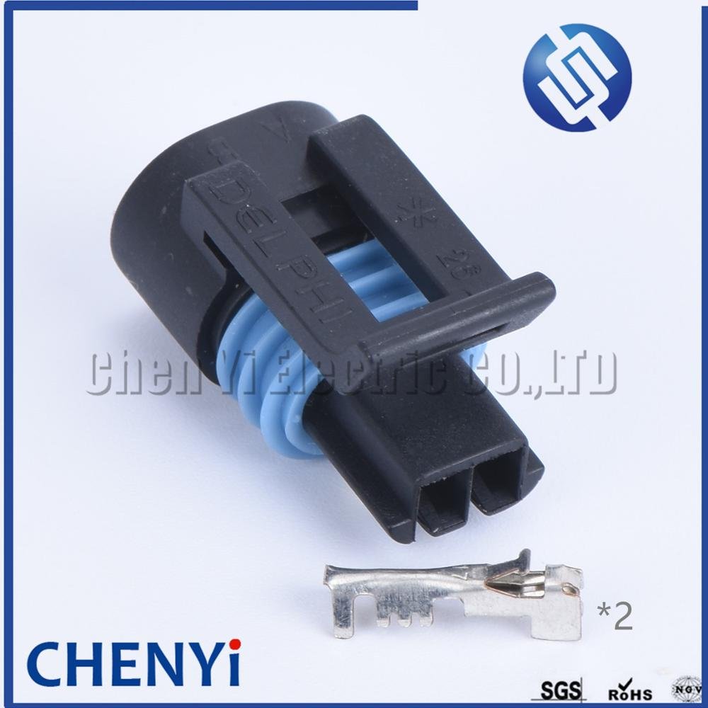 2 Pin Water temperature sensor plug automobile waterproof connector for GM 12162197 12162195 12162193