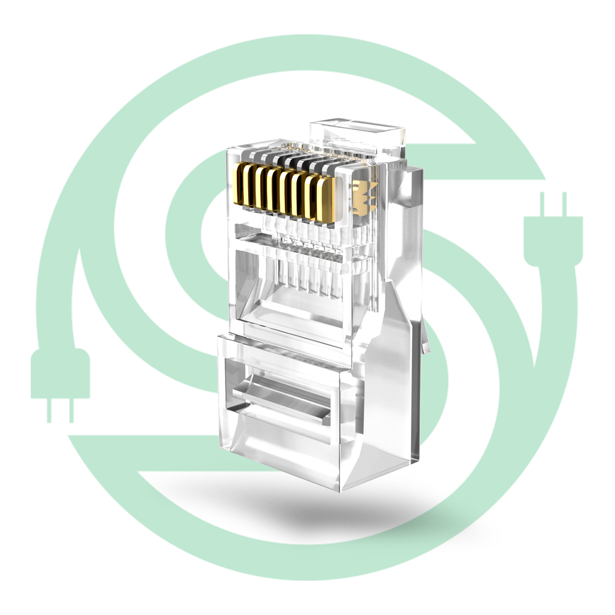 Professional Factory RJ11 RJ45 Connectors Price OEM Cat5 Cat6 Cat6A Cat7 Cat 7 Ethernet UTP Plug Rj45 Connector