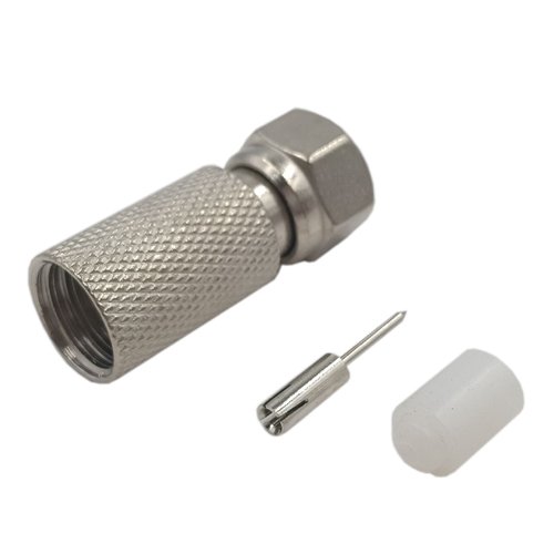 zhenjiang factory brass zinc RG11 coaxial cable connector F type