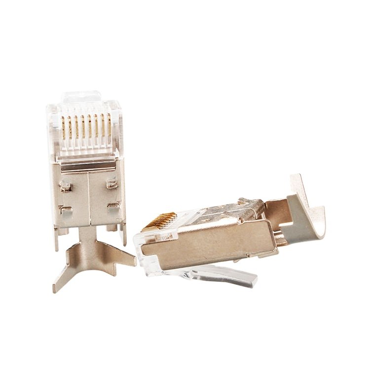 Geteknet hot sale shielded FTP rj 45 connector 8P8C CAT6 CAT6A rj45 connector network CAT 6A plug