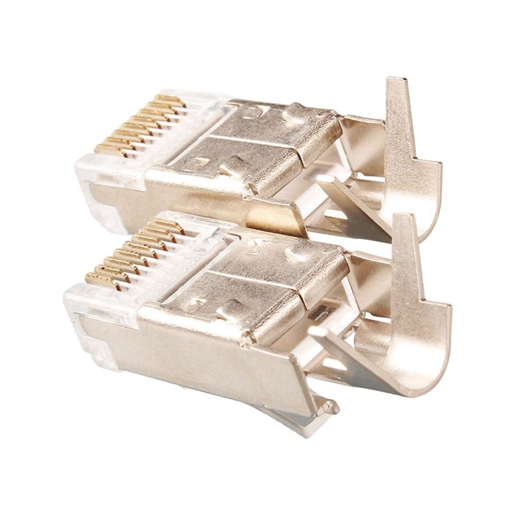 Geteknet hot sale shielded FTP rj 45 connector 8P8C CAT6 CAT6A rj45 connector network CAT 6A plug