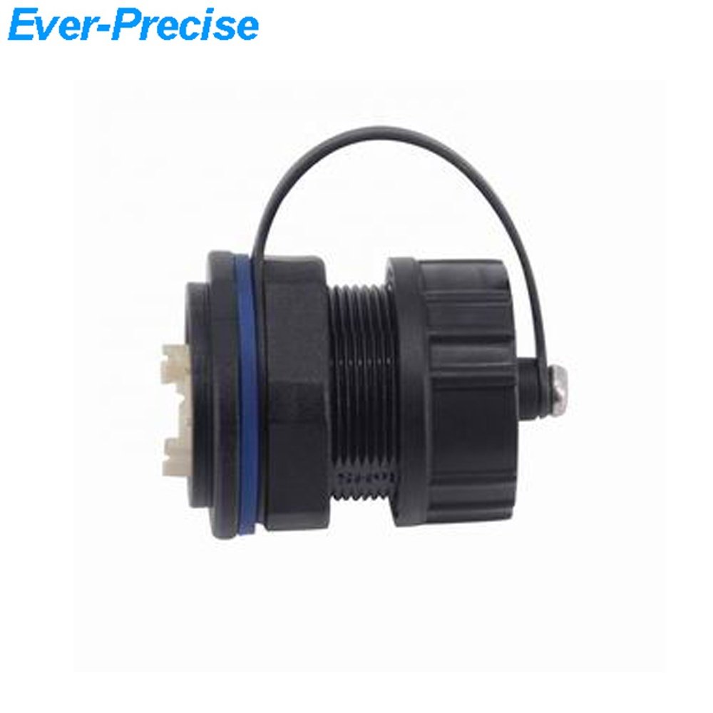 IP67 IP68 Panel Mount M20 USB 3.0 Waterproof Connector A Female to JST PHD 2.0mm 2*5P Connector with dust cap