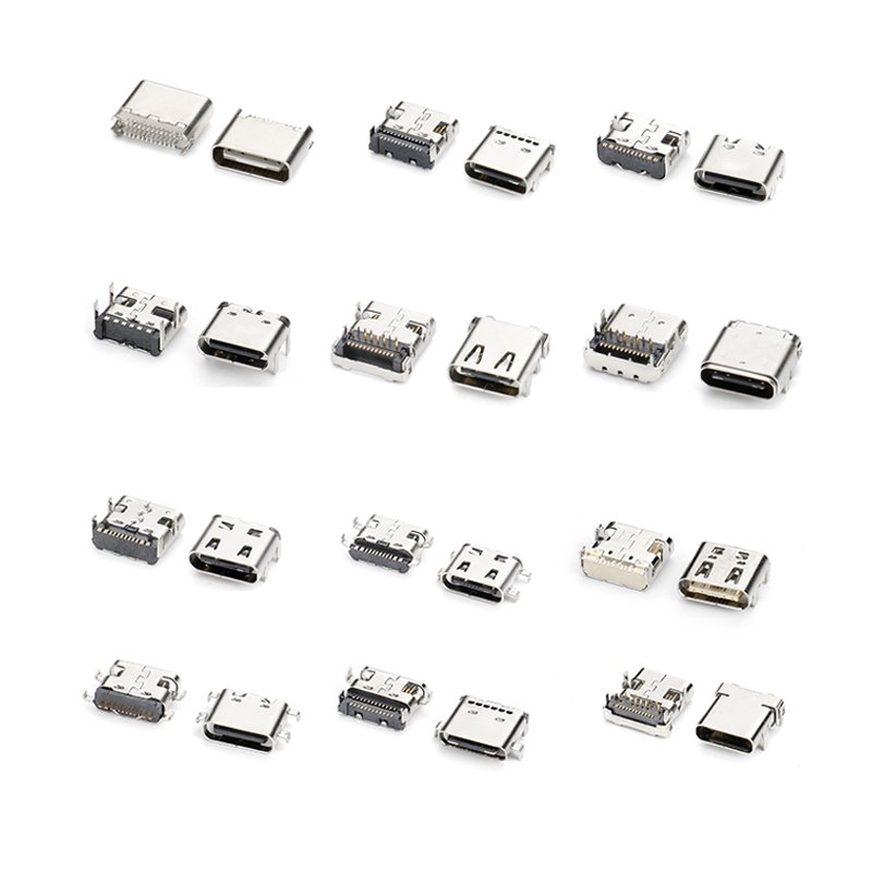 16PIN female USB 3.1 connector TYPE C usb connector socket plug micro SMT USB C 3.1 connector socket