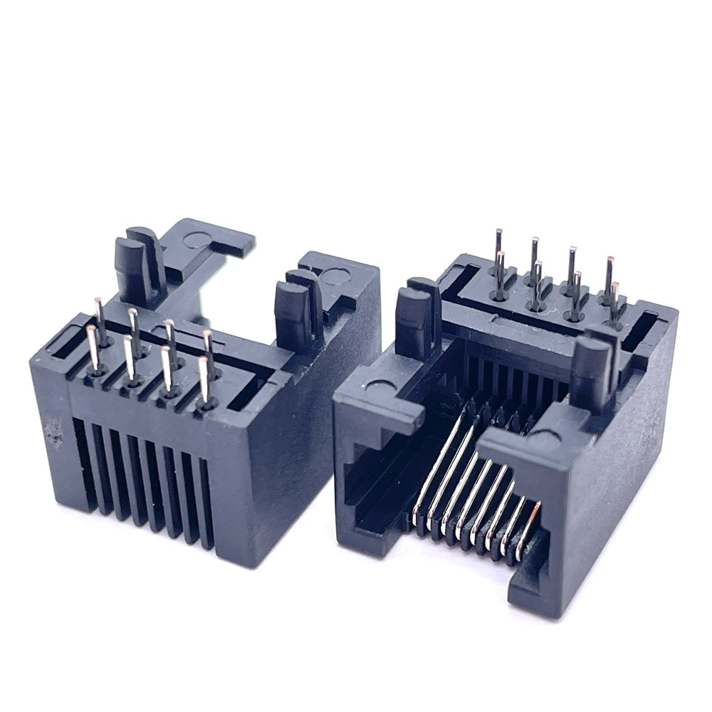 Soulin 5301 8P8C Rj45 8 Pin Surge Arrester Protection Panel Mount Port Female Modular Jack Connector
