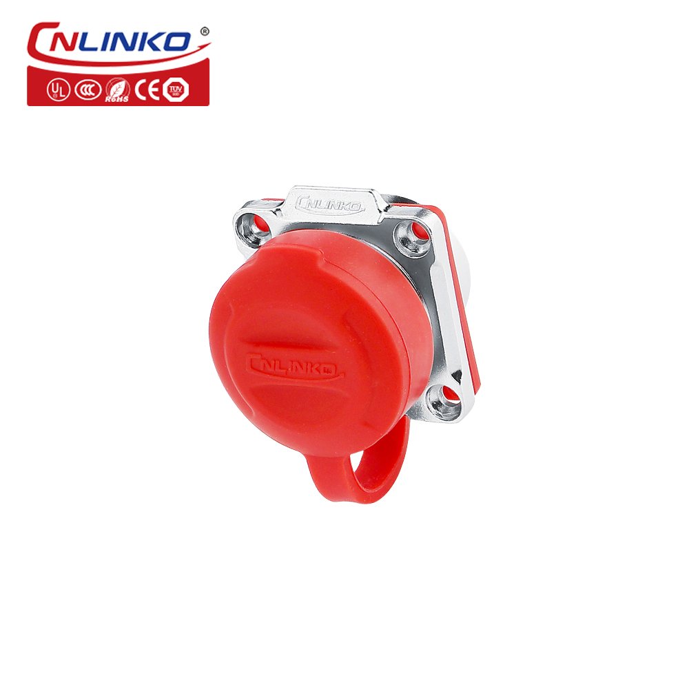 Cnlinko M24 4Pin Welding Cable Connector Waterproof Outdoor Socket for Medical Equipment