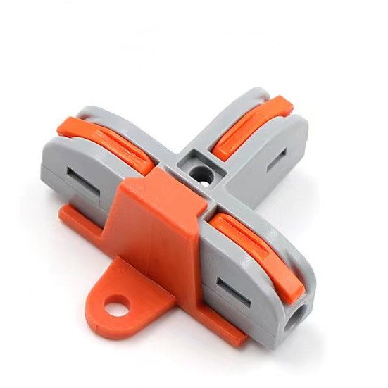Custom T Type Wire Connector PCT-112 Push In Wire Conectores Electrical Terminal T Tap Quick Wire Connector
