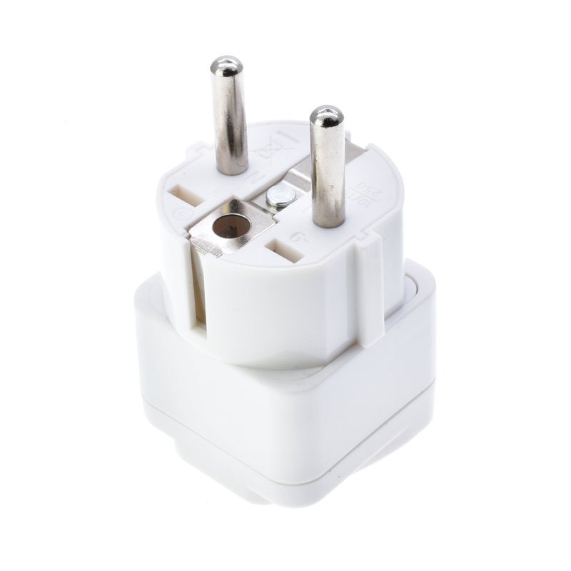 AU to EU Plug Adapter Australia 3 Pins to Type-F European Power Connector Travel Converter For Euro France Korean Noyway