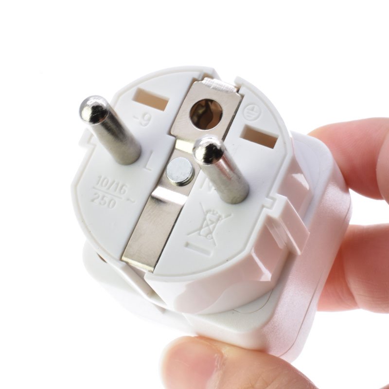 AU to EU Plug Adapter Australia 3 Pins to Type-F European Power Connector Travel Converter For Euro France Korean Noyway