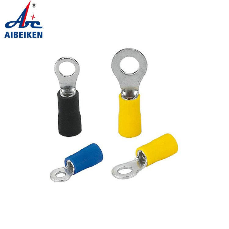 Copper Battery Brass Cable Connector Cable Lug Crimp Insulated Terminal RV Ring Crimp Terminal