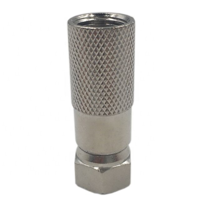 copper high quality RG11 male twist on F connector RF coaxial adapter plug