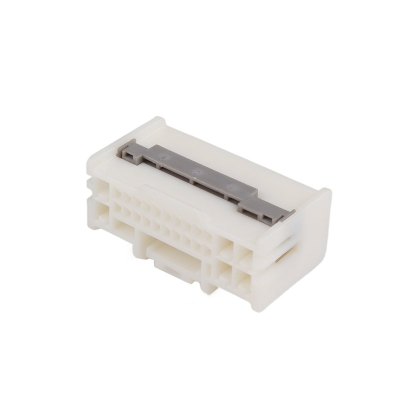 LIBO 26P white Automotive Wire To Wire Connectors with Male end sheath MG654687