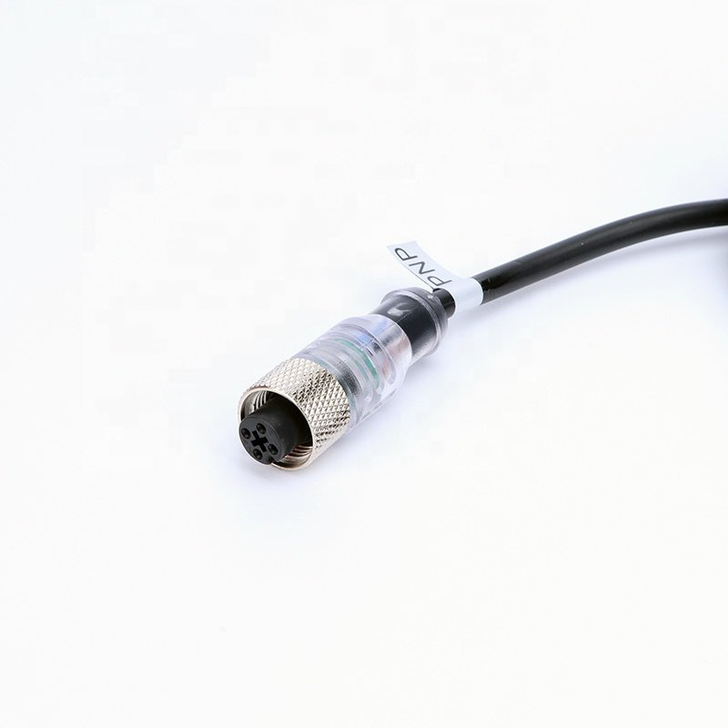 Waterproof M8 M12 Metric Plug Socket Connectors Female Straight 4 Pin Connectors Aviation Inner Core Adapter