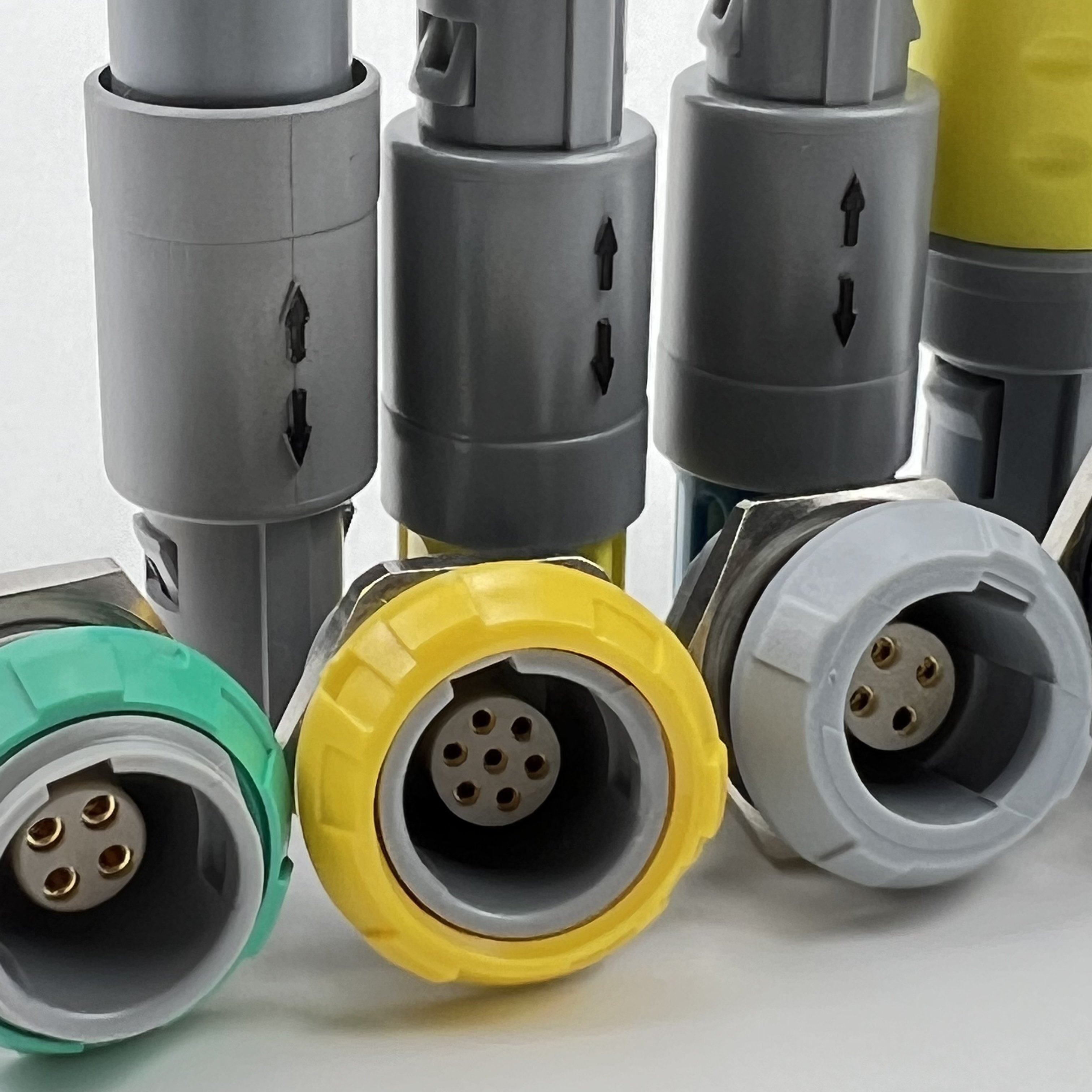Factory sales PKA PKG PKB PKC PAG PAB PAC 1P Plastic compatible LEMOS ODUS IP50 IP65 medical Circular waterproof connectors