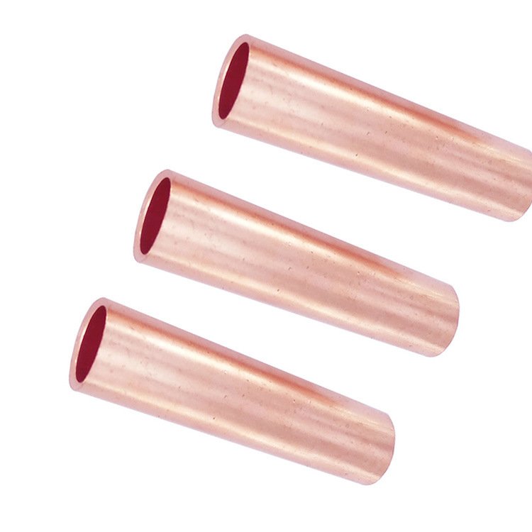 National standard Electric Wire Joint Copper Crimp Terminal Straight connecting pipe Cable intermediate Tube Connector