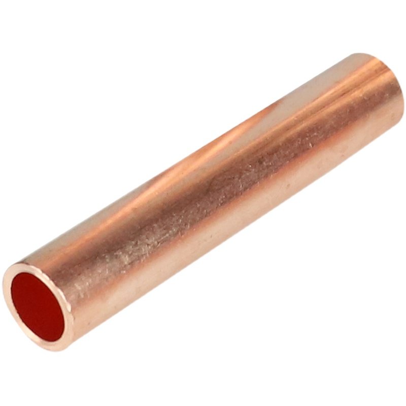 National standard Electric Wire Joint Copper Crimp Terminal Straight connecting pipe Cable intermediate Tube Connector