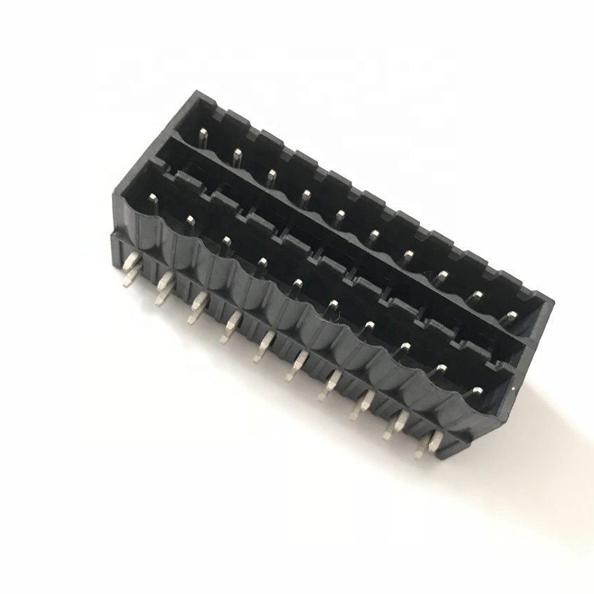 2EDGRHB-THR 5.0/5.08 mm pitch two rows pin header terminal blocks connector replace DEGSON right angle