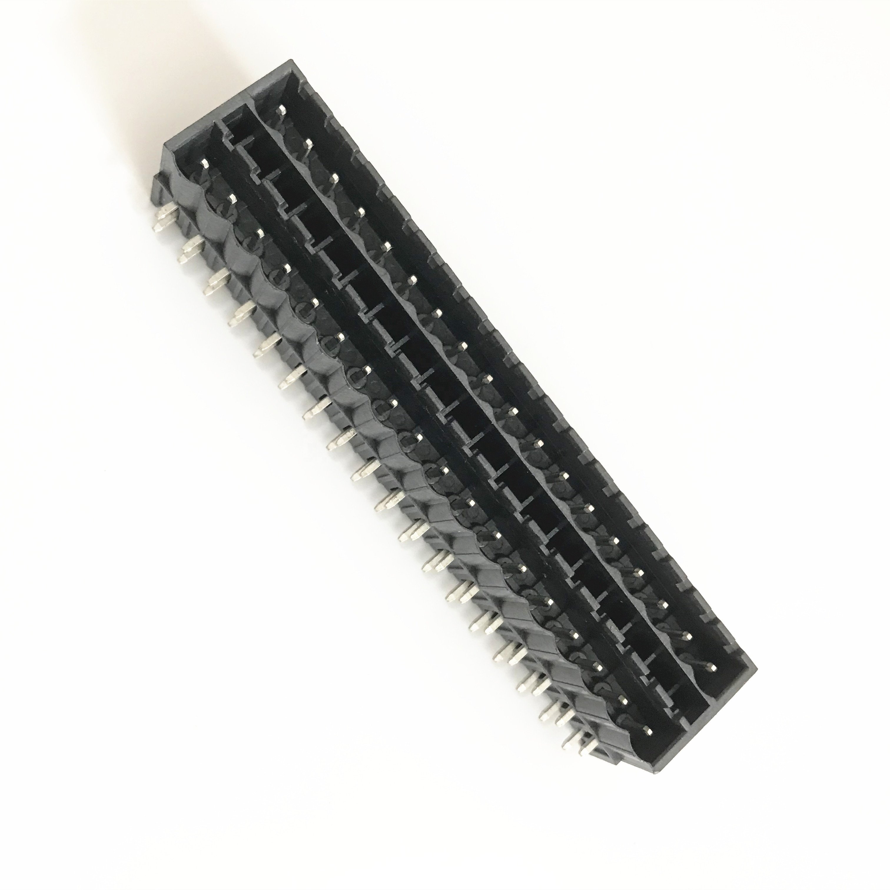 2EDGRHB-THR 5.0/5.08 mm pitch two rows pin header terminal blocks connector replace DEGSON right angle