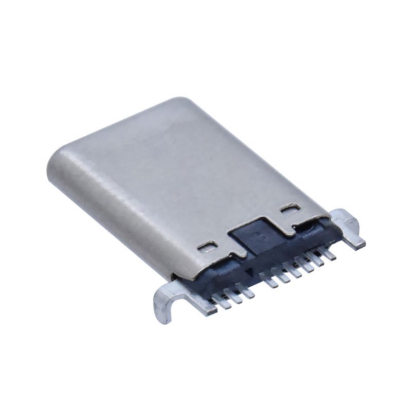 Board lock SMT USB 3.0 Type C Male Connector 9 Pin Thin Model USB OTG C Plug with Position for Power plug Flash Drive Adapter