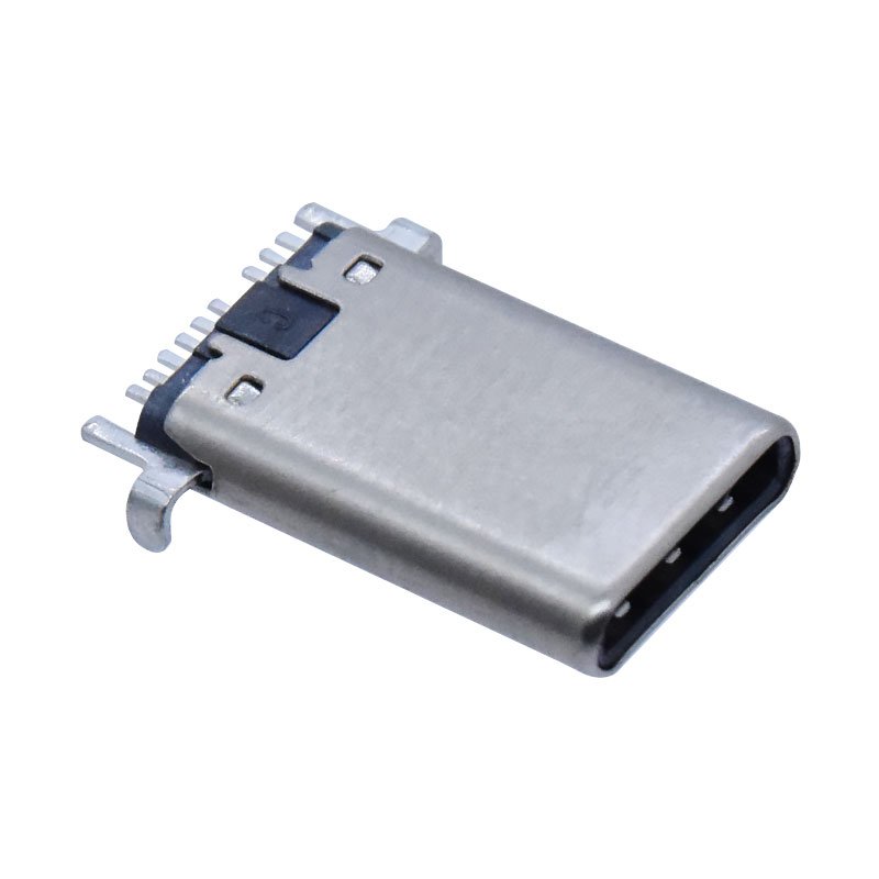 Board lock SMT USB 3.0 Type C Male Connector 9 Pin Thin Model USB OTG C Plug with Position for Power plug Flash Drive Adapter