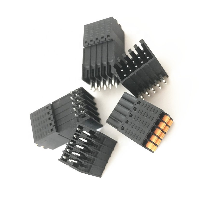 15EDGKNHB-2.54 two-row spring terminal blocks KD2EDGKE-2.54 PLC PCB Pluggable connector replace degson DINKLE