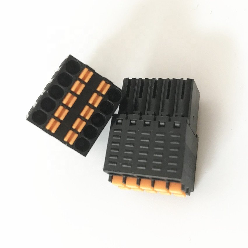 15EDGKNHB-2.54 two-row spring terminal blocks KD2EDGKE-2.54 PLC PCB Pluggable connector replace degson DINKLE