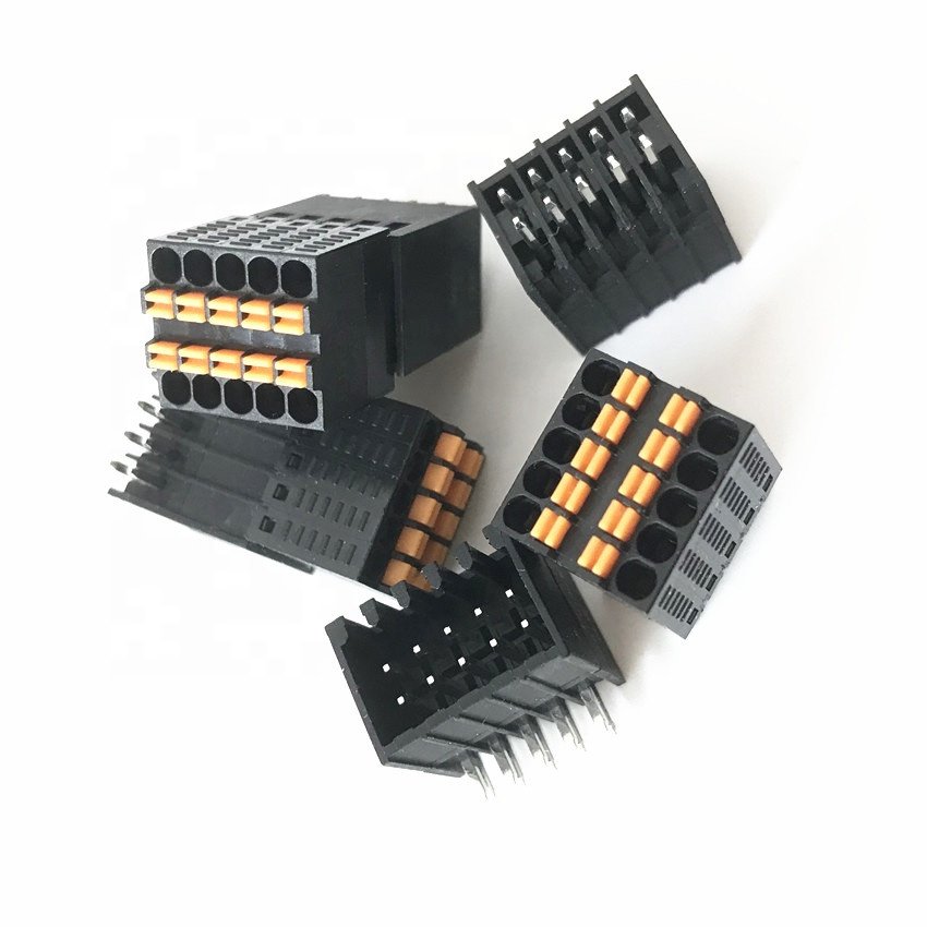 15EDGKNHB-2.54 two-row spring terminal blocks KD2EDGKE-2.54 PLC PCB Pluggable connector replace degson DINKLE