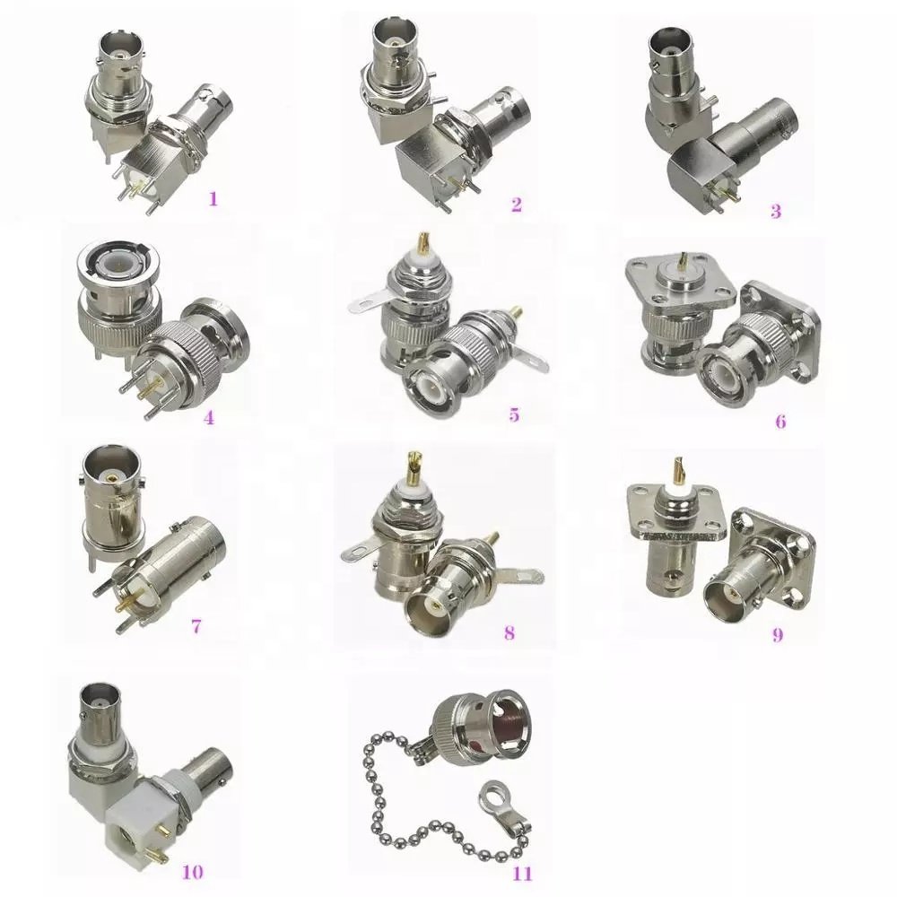 One-stop-service rf connectors RP SMA SMB SMC MCX MMCX BNC TNC N UHF F CRC9 TS9 male female adapters converters plugs connectors