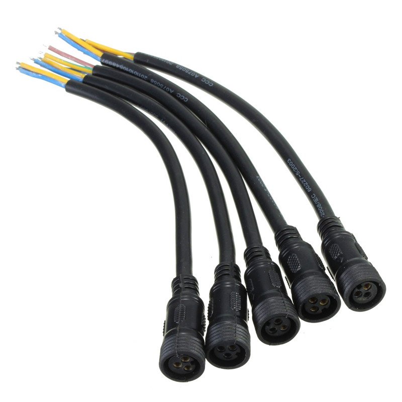 OEM ODM RoHS compliant waterproof ip65 3 pin connector