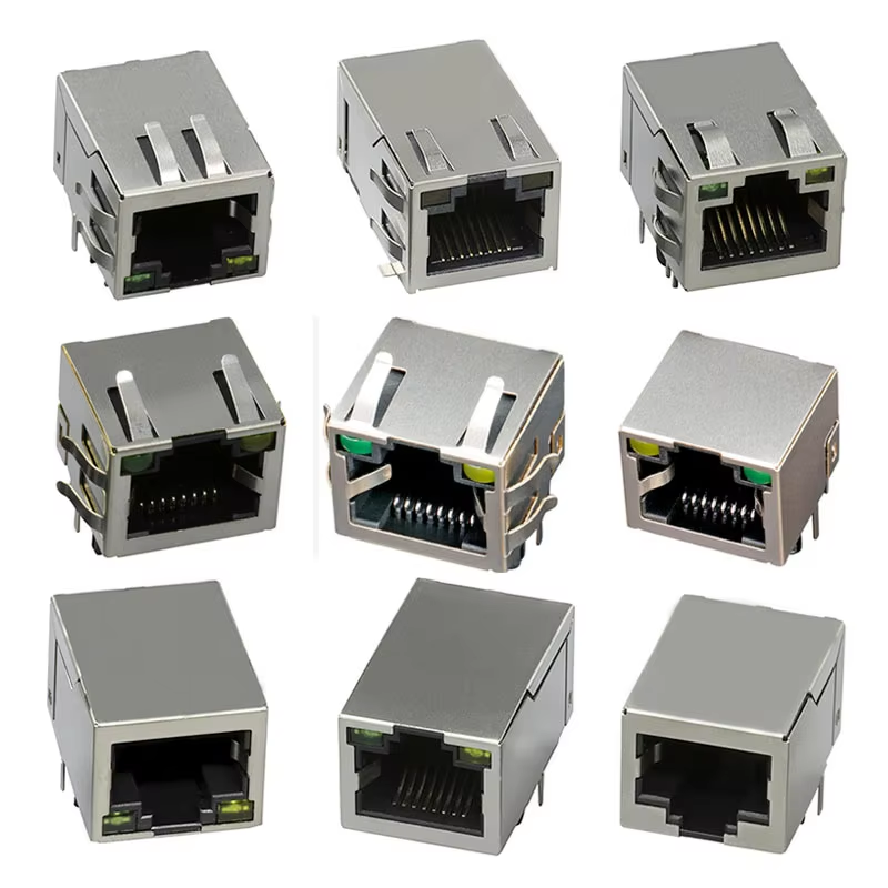 8P8C connector Modular Cable Socket Network Interface RJ45 RJ11