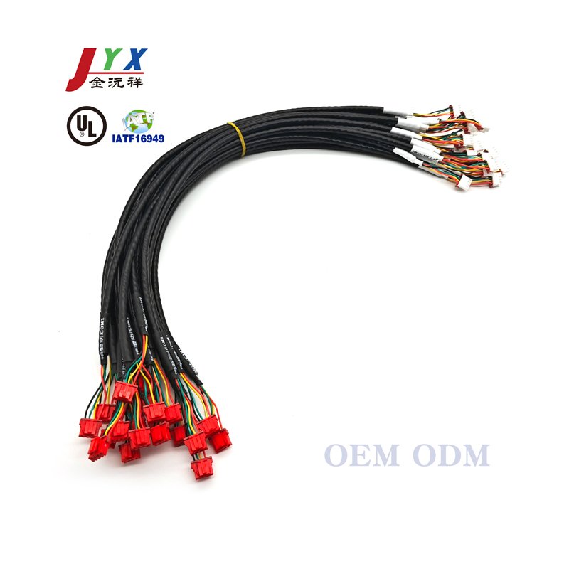 JYX Professional Customization 1-24pin Jst Xh Sm connector To Fork Terminal Wire Harness For Electric Appliance With UL