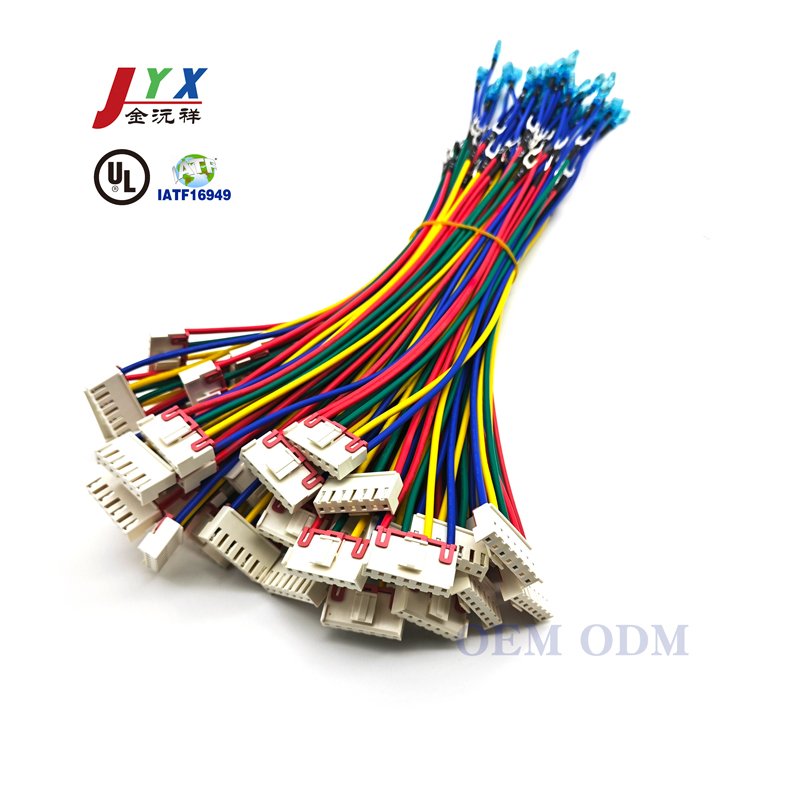 JYX Professional Customization 1-24pin Jst Xh Sm connector To Fork Terminal Wire Harness For Electric Appliance With UL