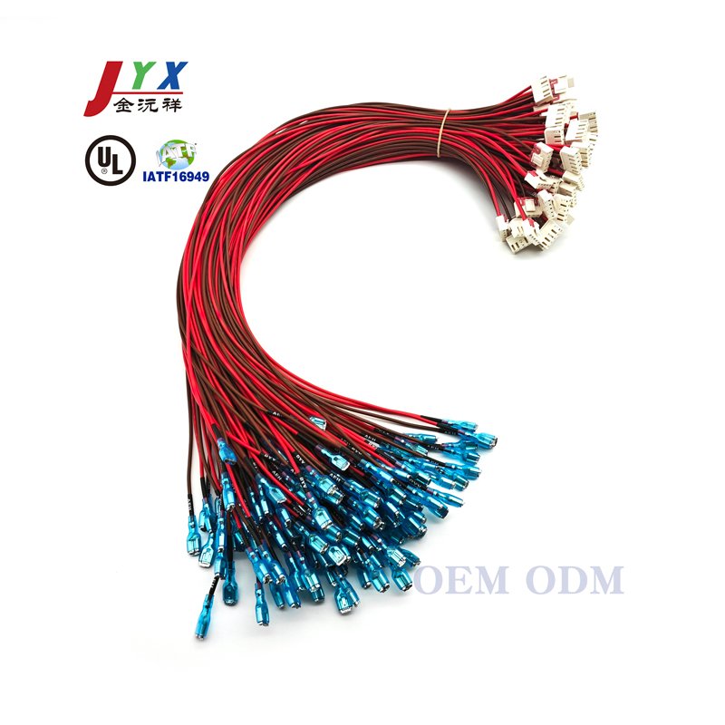 JYX Professional Customization 1-24pin Jst Xh Sm connector To Fork Terminal Wire Harness For Electric Appliance With UL