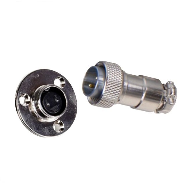 Shenzhen factory high quality M16 GX16 female 3 pin electronic circular connector