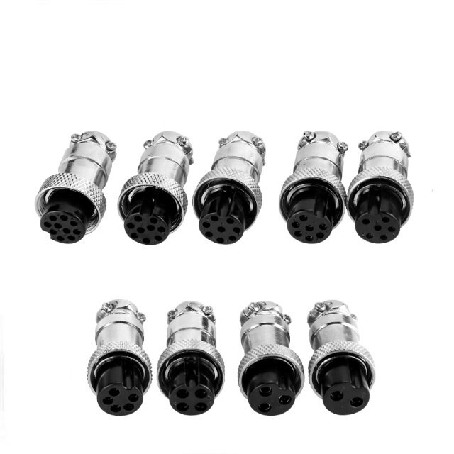 Shenzhen factory high quality M16 GX16 female 3 pin electronic circular connector