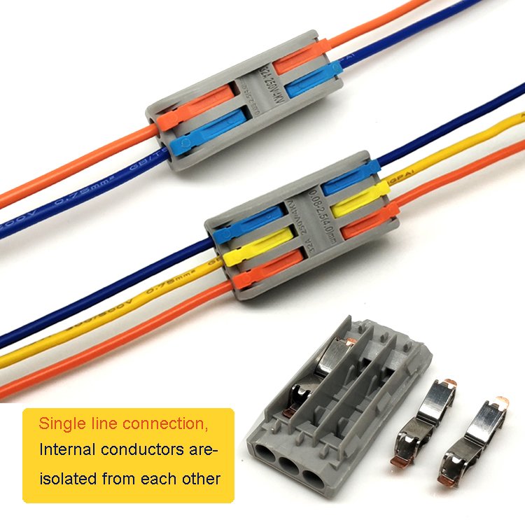 junction box crimping wire joint lighting piggy back wire connector