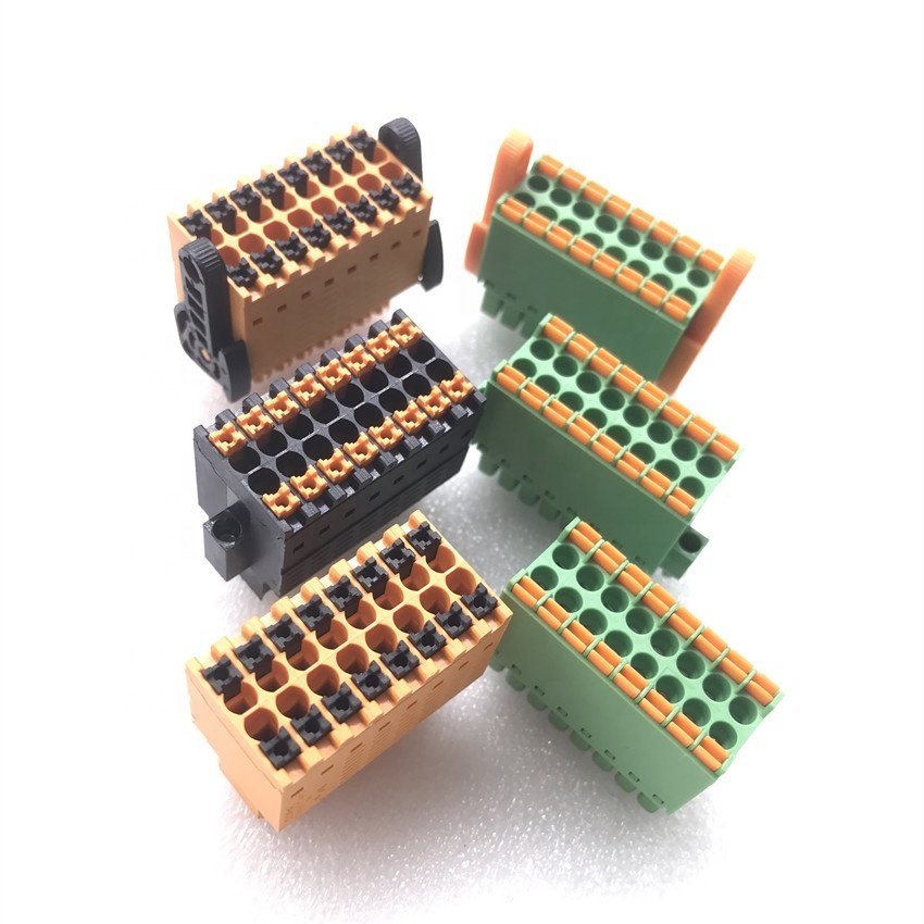 15EDGKNH-3.5 spring terminal blocks PCB PLC double rows connector quick wire terminal block DFMC 1.5