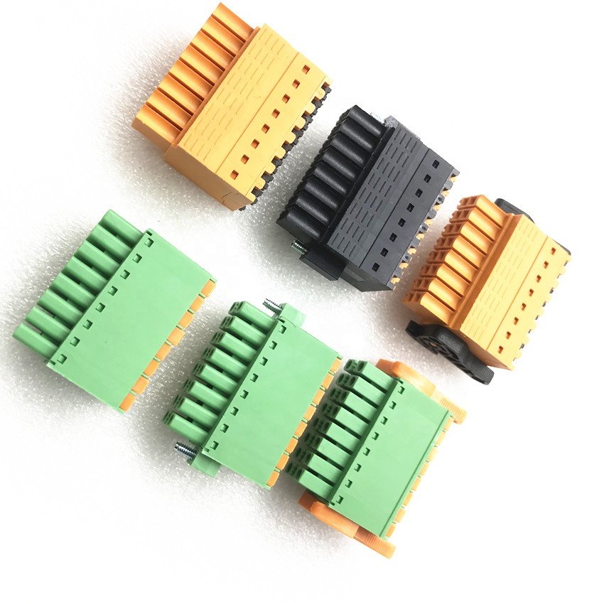15EDGKNH-3.5 spring terminal blocks PCB PLC double rows connector quick wire terminal block DFMC 1.5