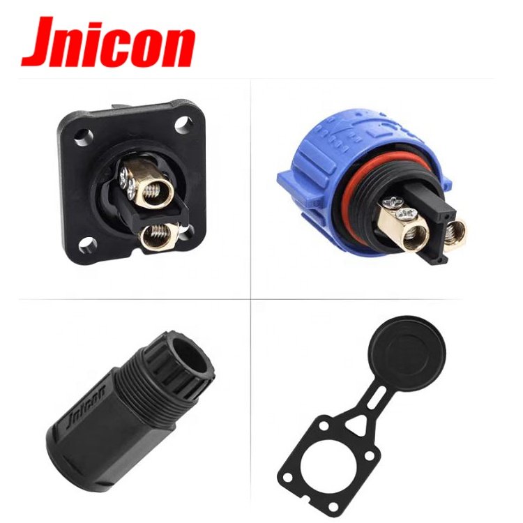 M25 2 core male female IP67 waterproof connector with 10AWG for boat DC power
