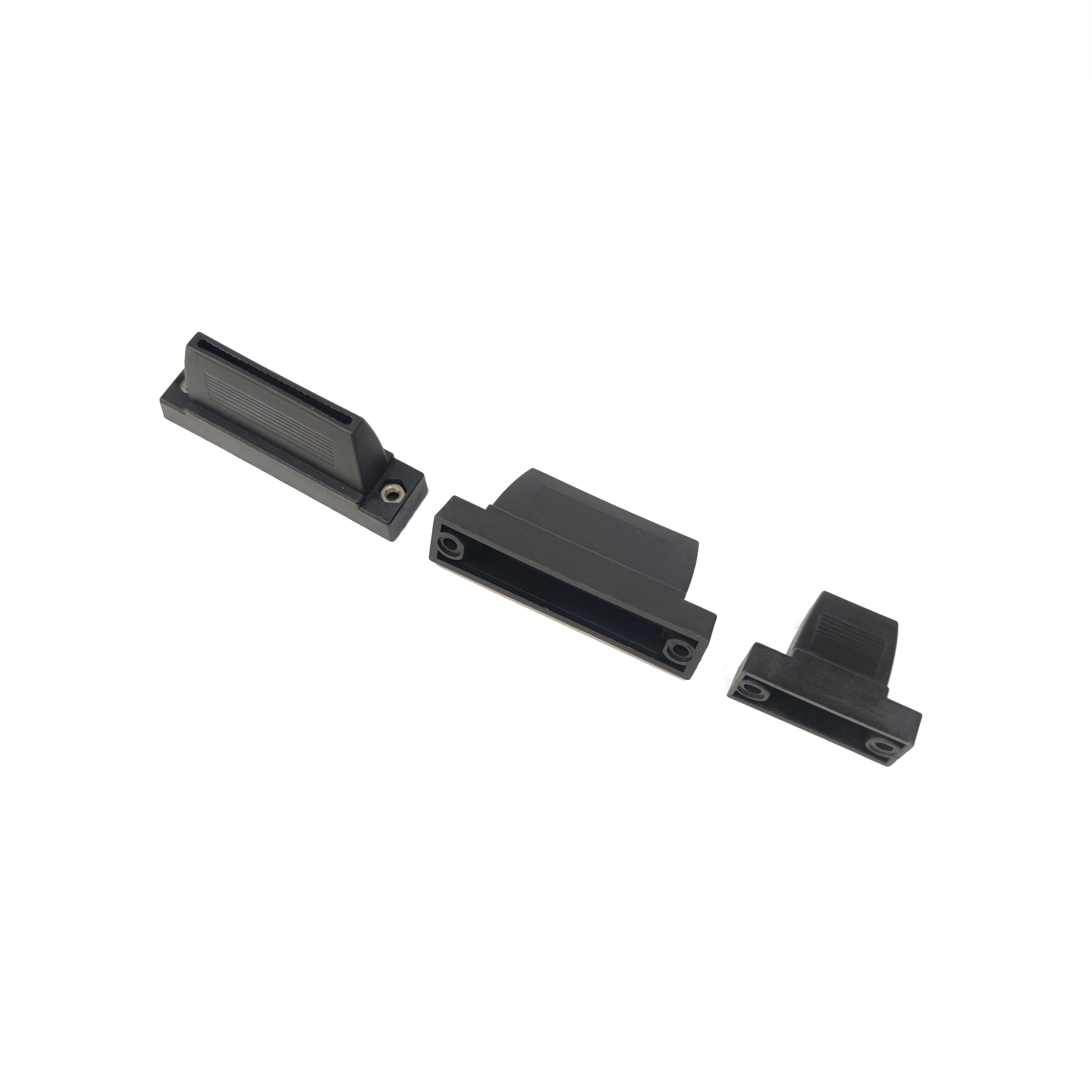 Plastic Shell Black Rubber DKN Cable Housing Plastic Dust Cover For DB 9P 15P Connector Accessory For D-Sub Connectors