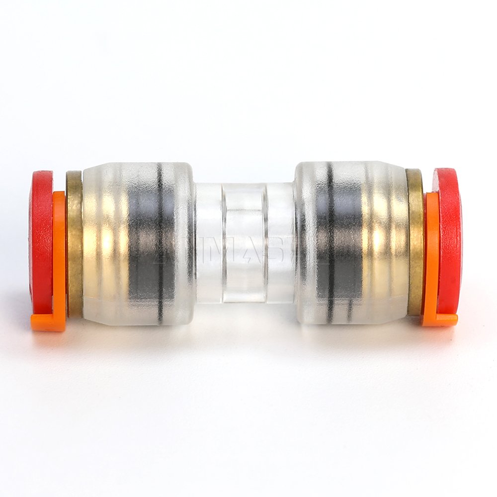 FPU-B Straight connectors Standard HDPE pipe fitting Microduct Push Fit Connector Microduct Connector