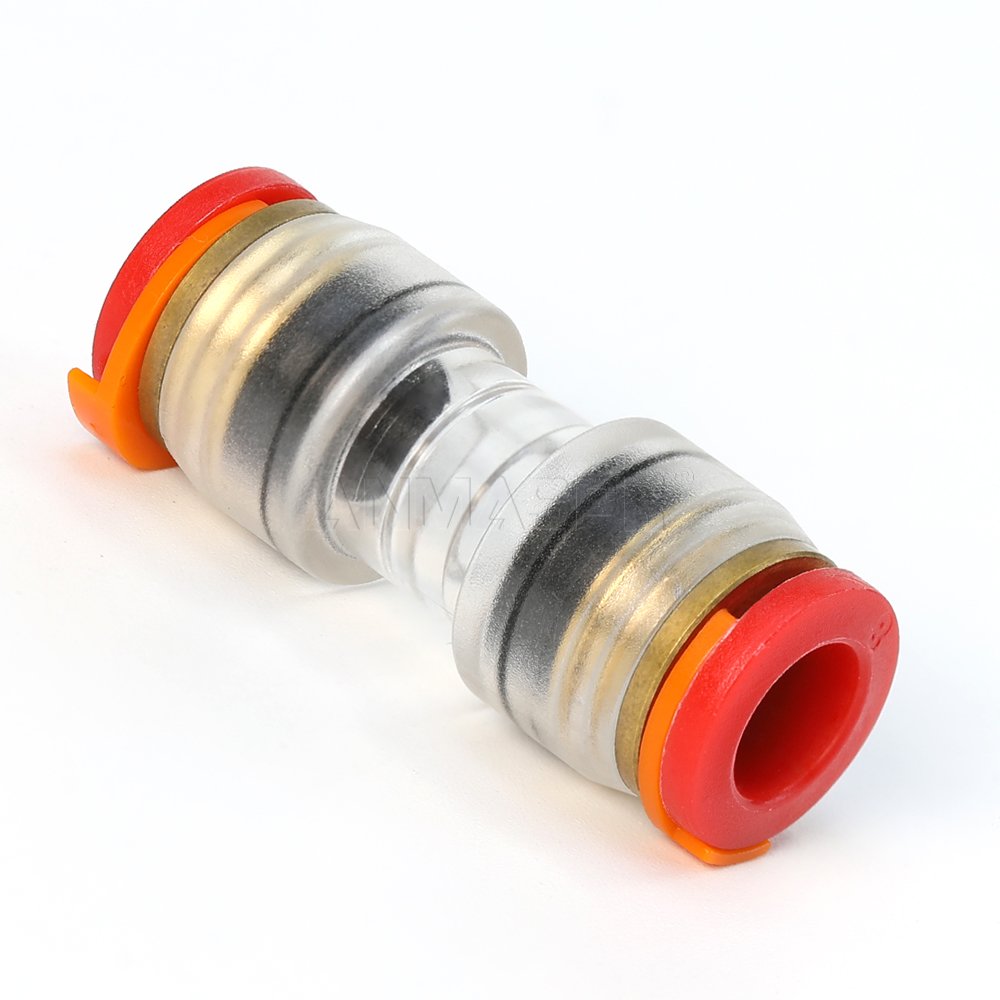 FPU-B Straight connectors Standard HDPE pipe fitting Microduct Push Fit Connector Microduct Connector