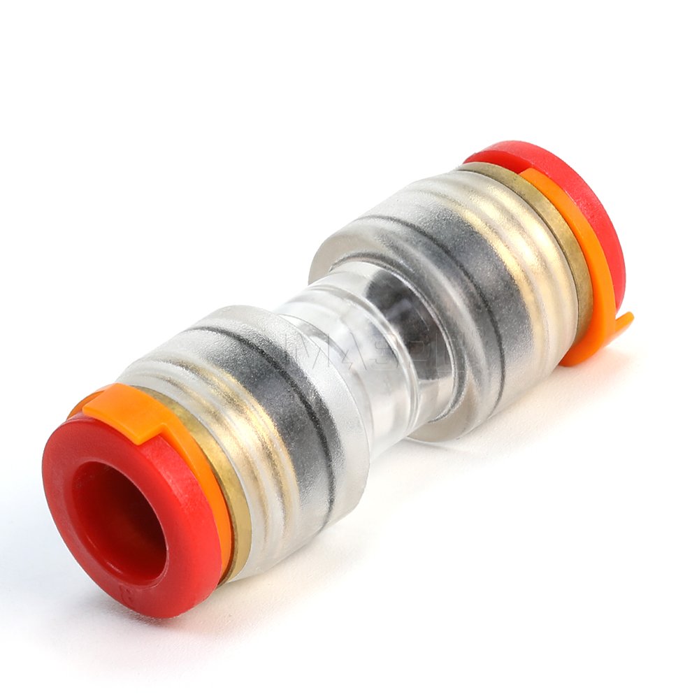 FPU-B Straight connectors Standard HDPE pipe fitting Microduct Push Fit Connector Microduct Connector