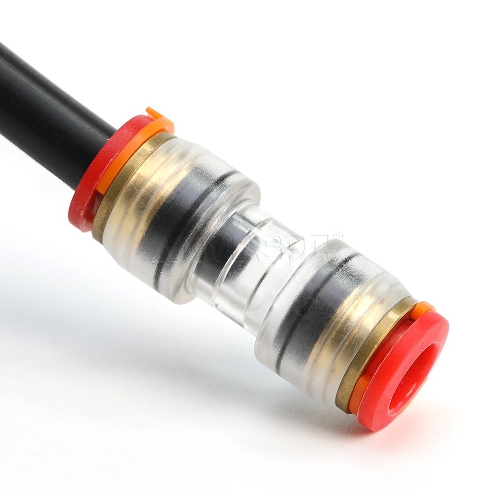 FPU-B Straight connectors Standard HDPE pipe fitting Microduct Push Fit Connector Microduct Connector