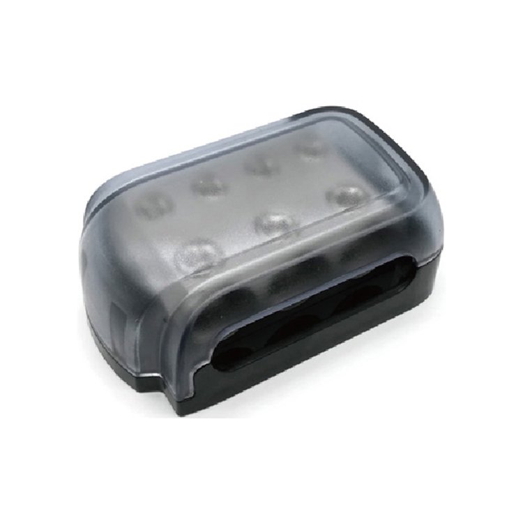 Customizable Label Copper Terminal Connector 0Ga Input 4X4Ga Output Distribution Block Car Audio Power Distribution Block