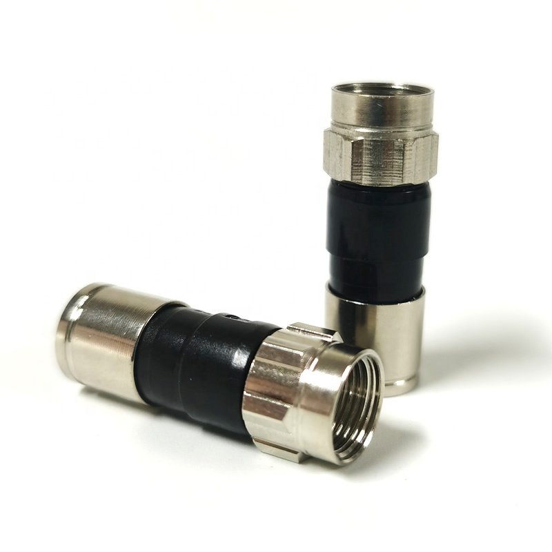 hotsell Brass f type rg 6 compression connector