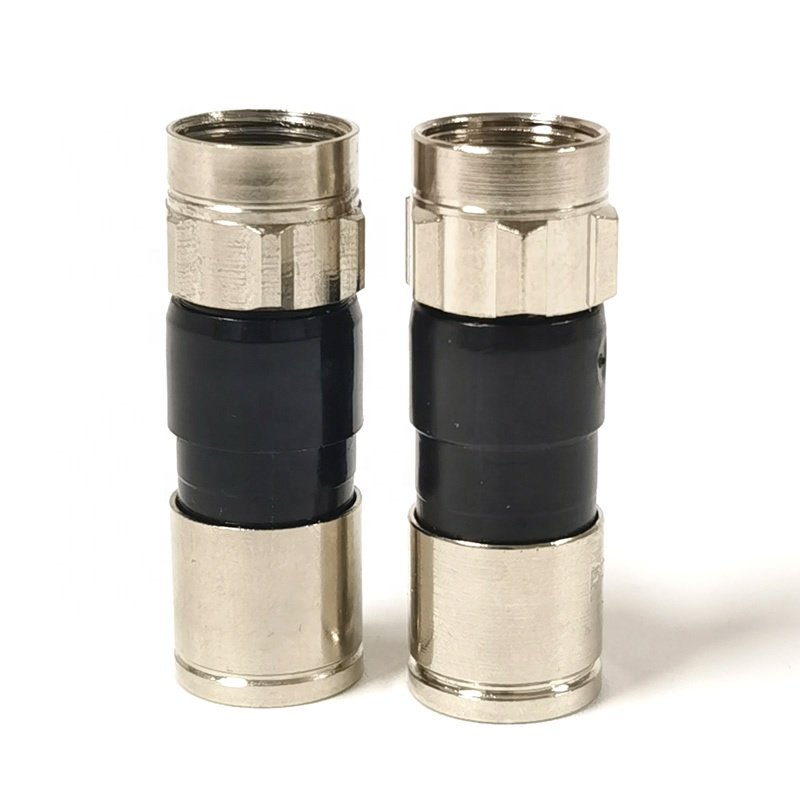 hotsell Brass f type rg 6 compression connector