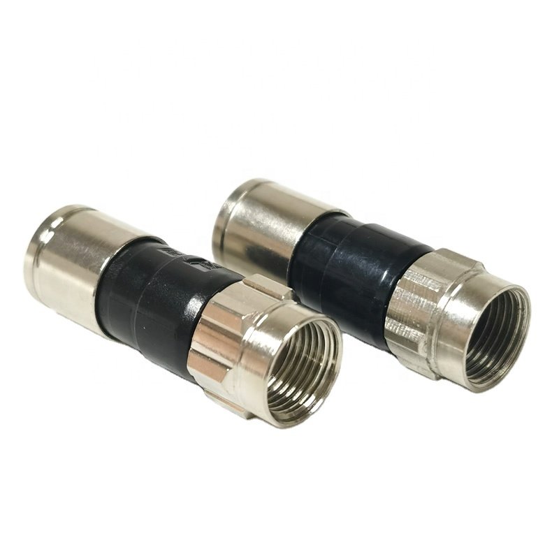 hotsell Brass f type rg 6 compression connector