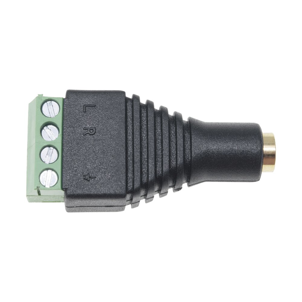 Wholesales Low Voltage 4Pin Male Female Led Strip DC Jack Power Screw Locking Cable Connectors Accessories Phone Jack 3.5mm