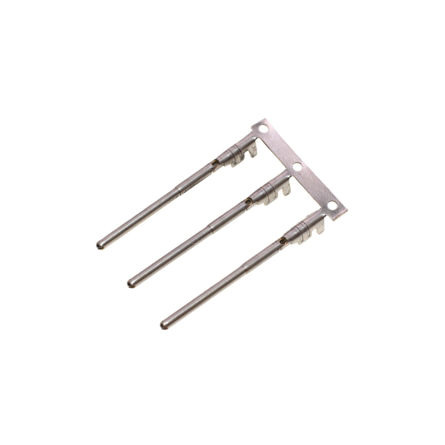 JY7 Custom Dj211-3.5a Brass Bullet Male Butt Non Insulated Terminal Crimp Wire Type Connector Terminal For Car Wire Electrical